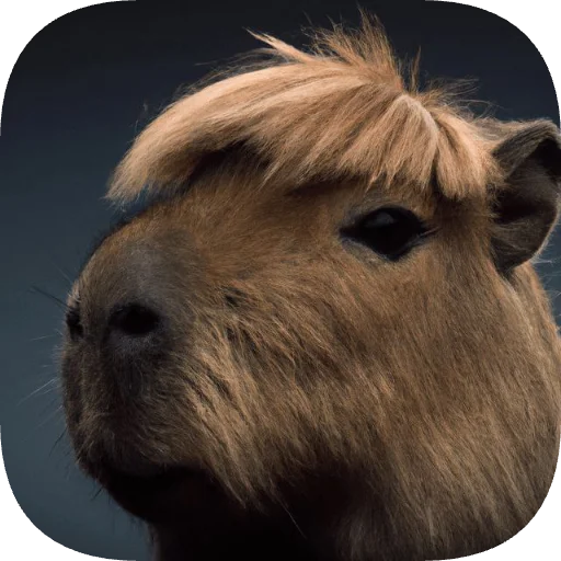 💇 Стикер «Капибарность» для Telegram