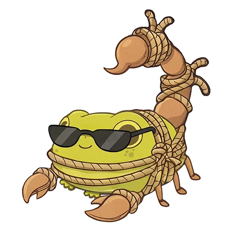 🦂 Стикер «Capybara Comics» для Telegram