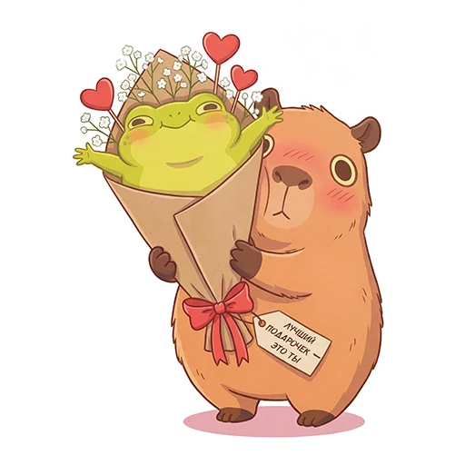 Стикерпак Capybara Comics для Telegram