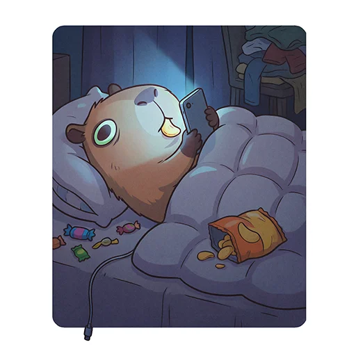 📱 Стикер «Capybara Comics» для Telegram