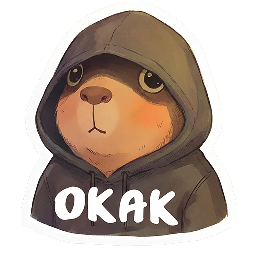 😐 Стикер «Capybara Comics» для Telegram