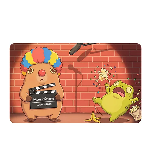 🎬 Стикер «Capybara Comics» для Telegram