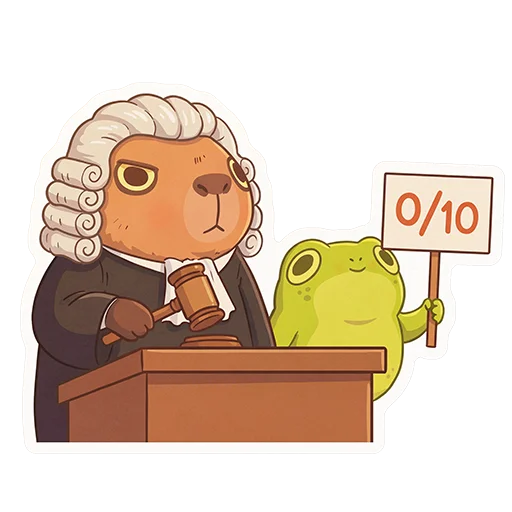 👎 Стикер «Capybara Comics» для Telegram