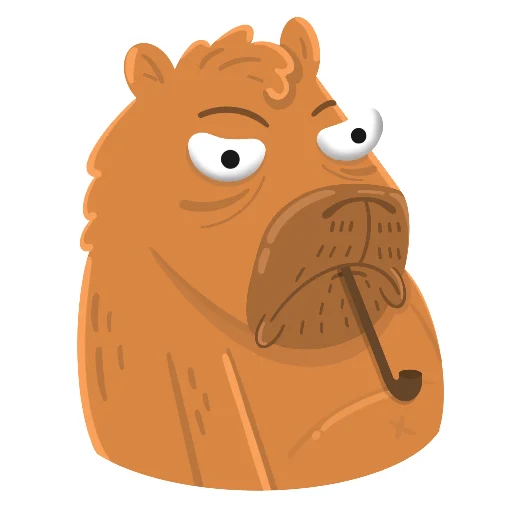😕 Стикер «Capy» для Telegram