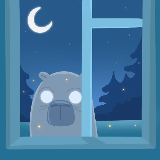 🌙 Стикер «Capy» для Telegram