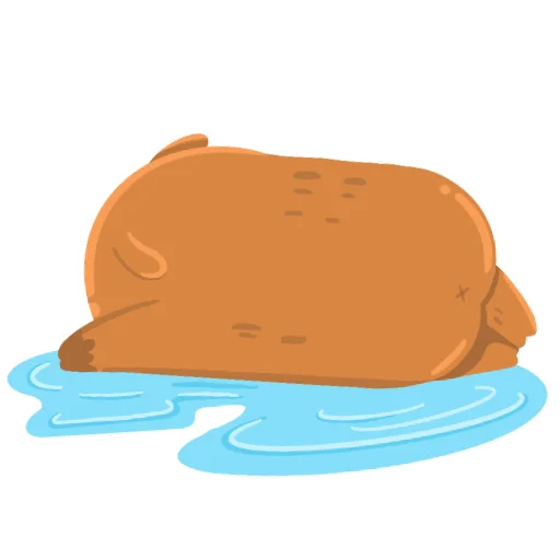 😭 Стикер «Capy» для Telegram