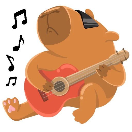 🎸 Стикер «Capy» для Telegram