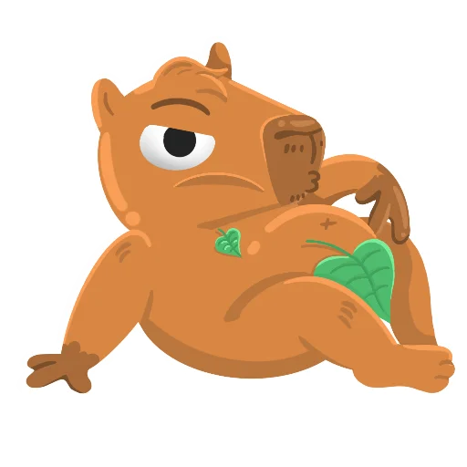 🥰 Стикер «Capy» для Telegram