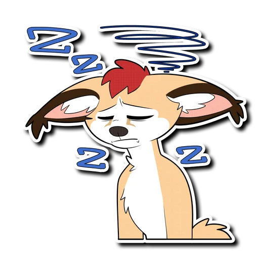 💤 Стикер «Caracal» для Telegram