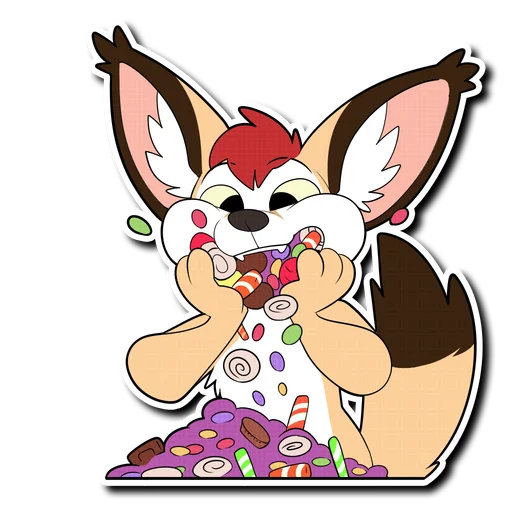 🍬 Стикер «Caracal» для Telegram