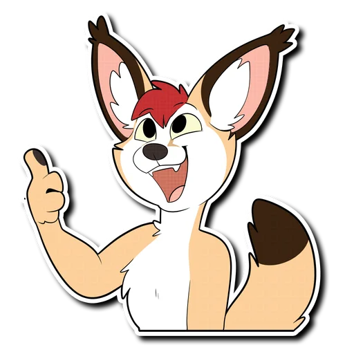 👍 Стикер «Caracal» для Telegram