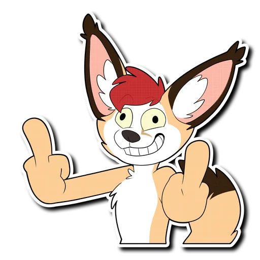 🖕 Стикер «Caracal» для Telegram