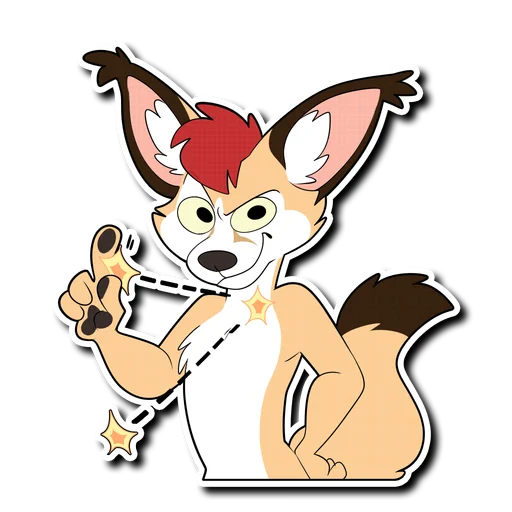 💥 Стикер «Caracal» для Telegram