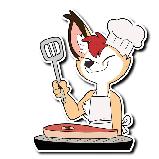 🍖 Стикер «Caracal» для Telegram