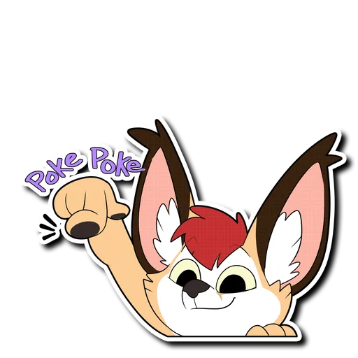 ☝️ Стикер «Caracal» для Telegram