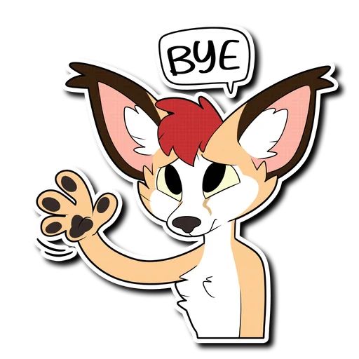 👋 Стикер «Caracal» для Telegram