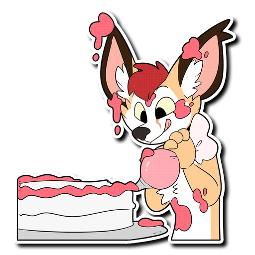 🍰 Стикер «Caracal» для Telegram