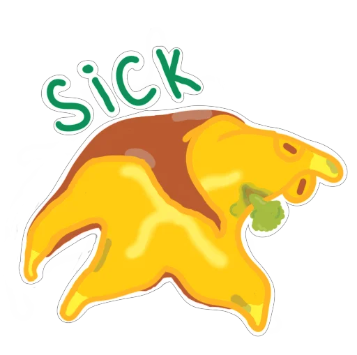 🤮 Стикер «Carambola» для Telegram