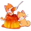 Стикер 16 🐰 Caramel Animals - карамельные эмоджи