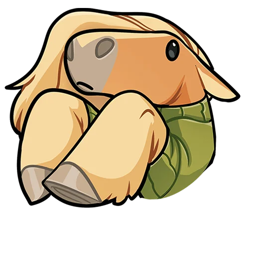 🥺 Стикер «Лошадка Карамелька Без Текста» для Telegram