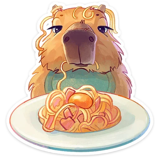 🍽 Стикер «Карбонара» для Telegram