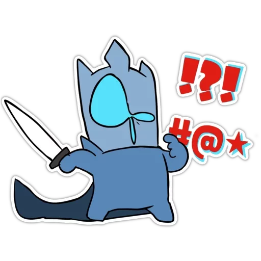 ✖ Стикер «Carbot Animations Unofficial» для Telegram