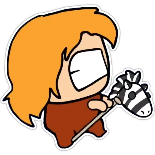 ✖ Стикер «Carbot Animations Unofficial» для Telegram