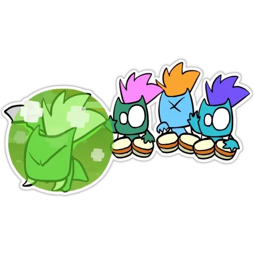 ✖ Стикер «Carbot Animations Unofficial» для Telegram