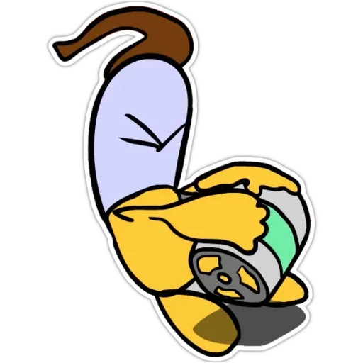 ✖ Стикер «Carbot Animations Unofficial» для Telegram