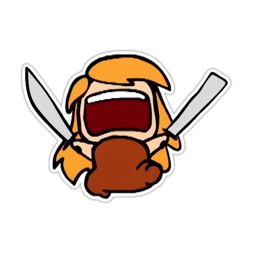 ✖ Стикер «Carbot Animations Unofficial» для Telegram