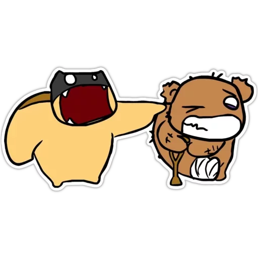 ✖ Стикер «Carbot Animations Unofficial» для Telegram