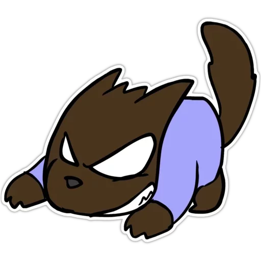 ✖ Стикер «Carbot Animations Unofficial» для Telegram