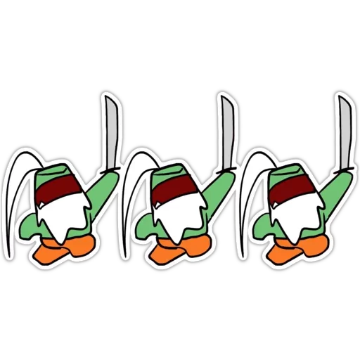 ✖ Стикер «Carbot Animations Unofficial» для Telegram