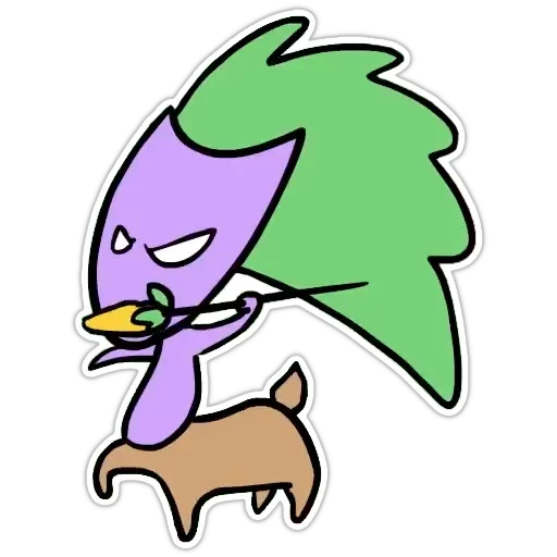 ✖ Стикер «Carbot Animations Unofficial» для Telegram