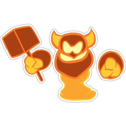✖ Стикер «Carbot Animations Unofficial» для Telegram