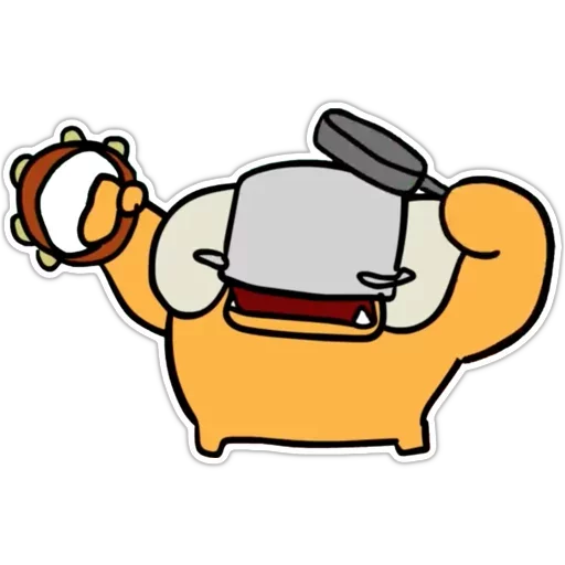 ✖️ Стикер «Carbot Animations Unofficial» для Telegram