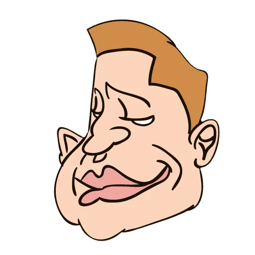 😁 Стикер «Caricatures» для Telegram