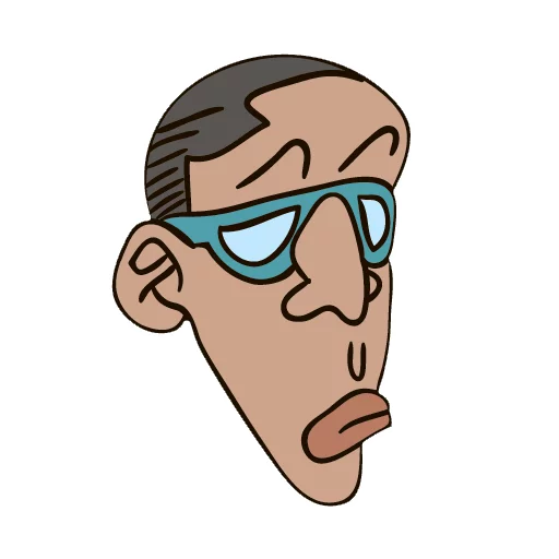 🍆 Стикер «Caricatures» для Telegram