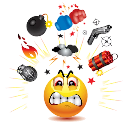 🤬 Стикер «Emoji&;s» для Telegram