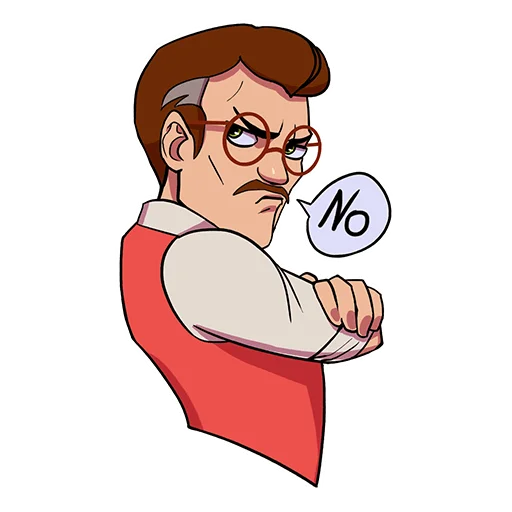 😕 Стикер «Carl» для Telegram