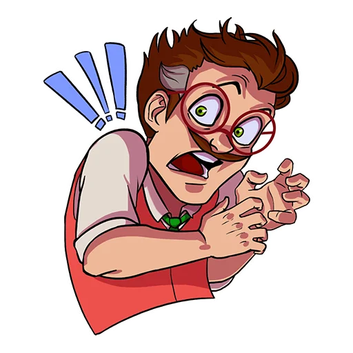 😨 Стикер «Carl» для Telegram