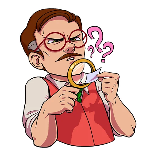 🧐 Стикер «Carl» для Telegram