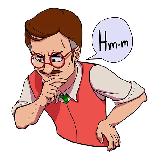 🤔 Стикер «Carl» для Telegram