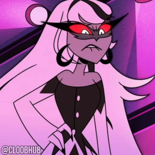 😡 Стикер «CARMILLA CARMINE HAZBIN HOTEL» для Telegram