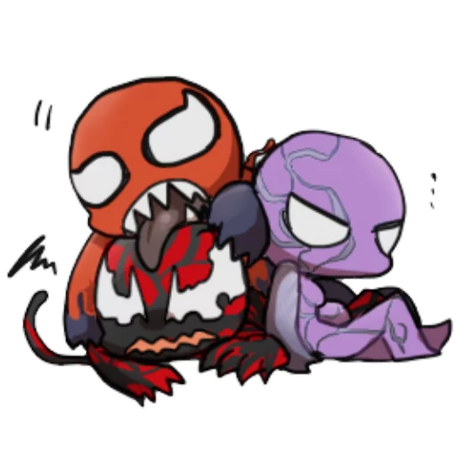 👨‍👧‍👦 Стикер «Carnage» для Telegram