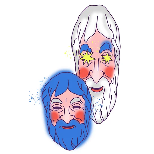 👨‍🦳 Стикер «Карнавальная Ночь» для Telegram