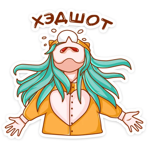 ☃️ Стикер «Каролина» для Telegram