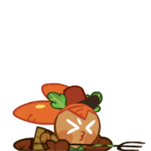🥕 Стикер «Carrot Cookie» для Telegram