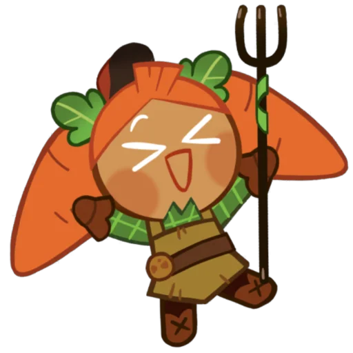 🥕 Стикер «Carrot Cookie» для Telegram