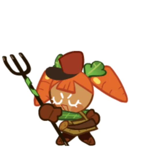 🥕 Стикер «Carrot Cookie» для Telegram